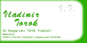 vladimir torok business card